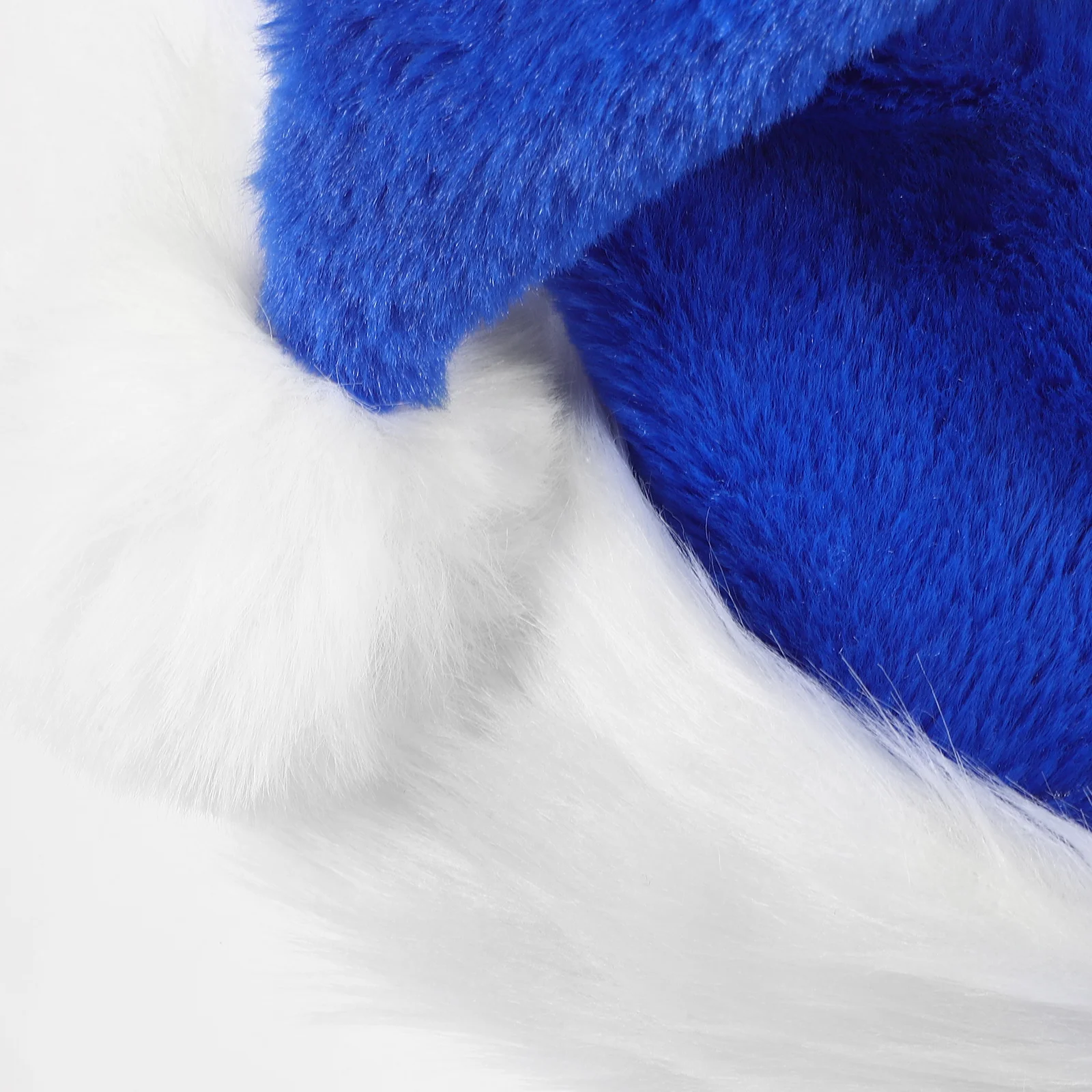 

2pcs Christmas Hats Soft Santa Hat Blue Christmas Party Cap For Men Women Thickened Xmas Ornaments Decorations