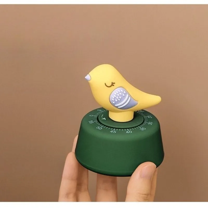 1pc Chirping Bird Timer Student Study Time Manager Kitchen Countdown Timer Creative Back To School Gift Ornament
