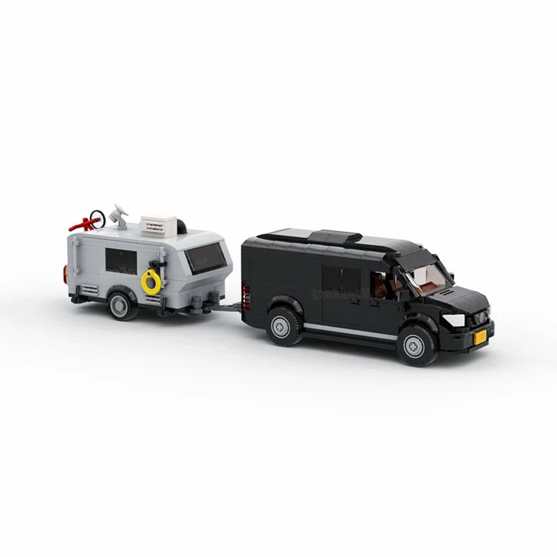 City Car Sprinter 2021 MOC RV Vehicle Bricks Toys M-B Models Mould King DIY Creative Garage Building Blocks Giocattoli Educativi