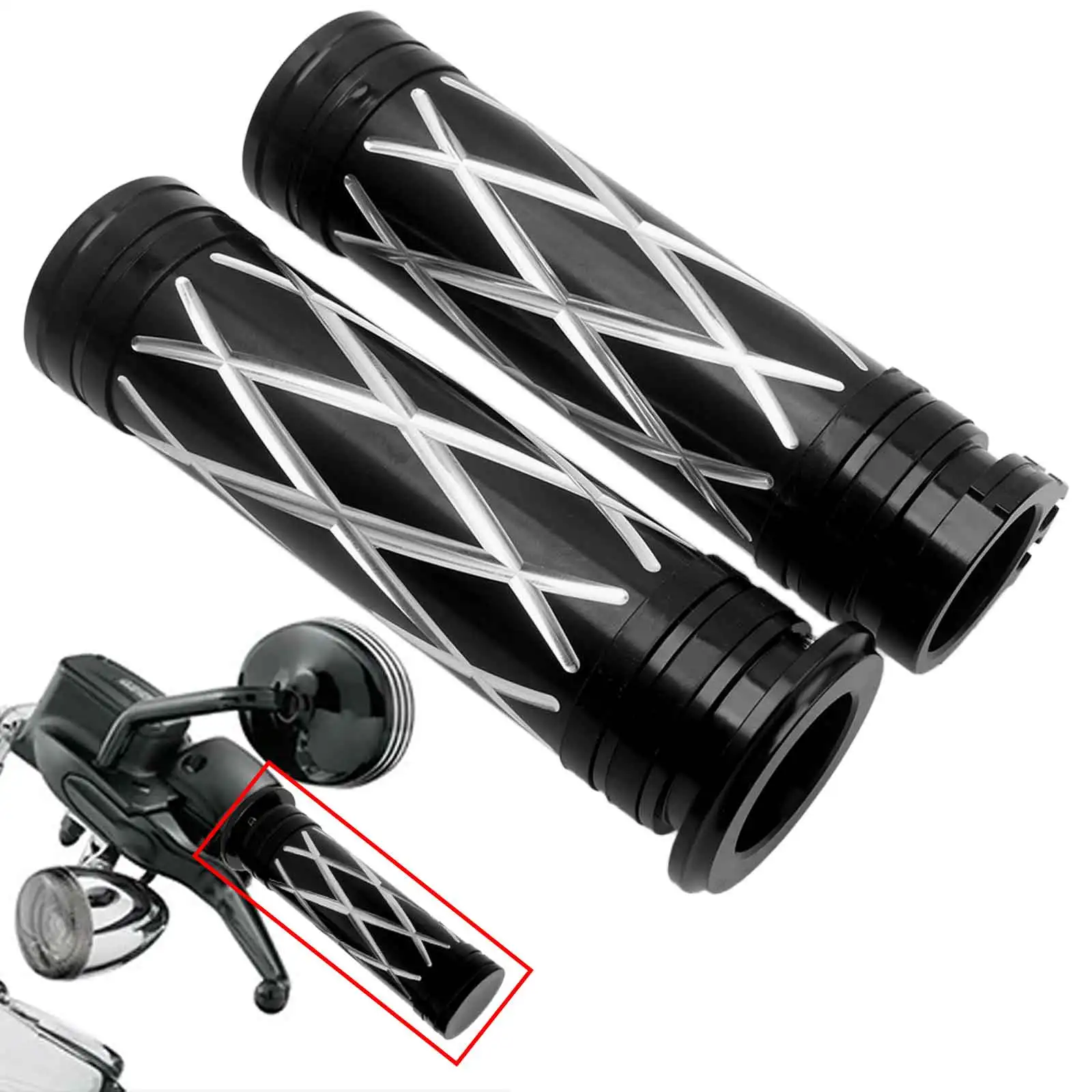 1 Pair Motorcycle Accessories Handlebar Grips 1