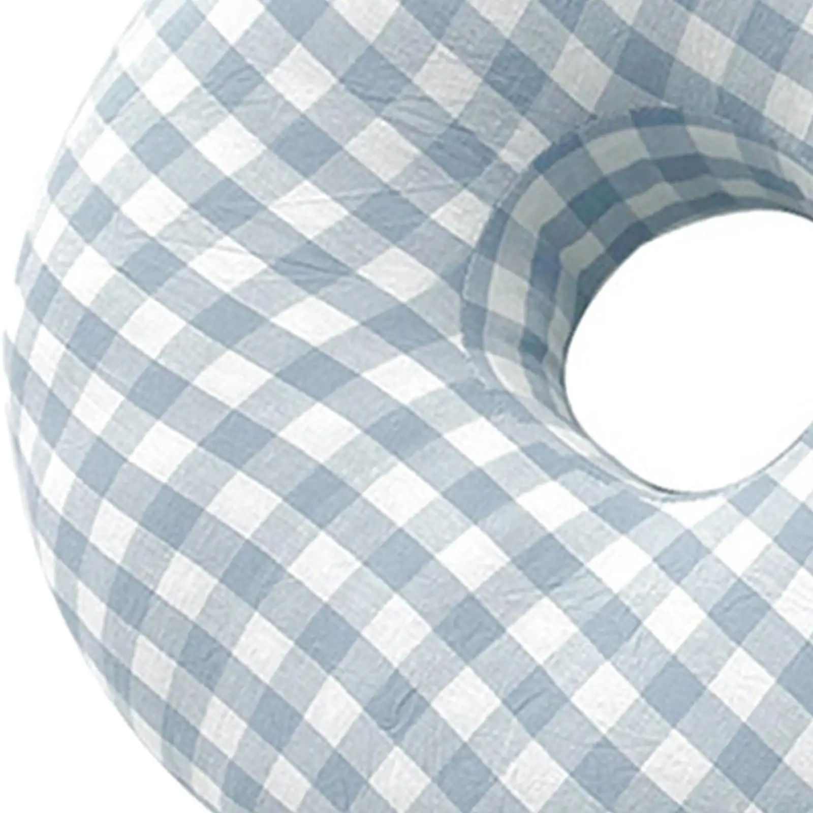 O-shaped pillow with a hole Invisible zipper Neck head support Sleeping pillow