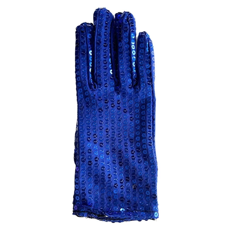 652F Sequined Gloves Club Stage Performances Gloves Adult Costume Gloves