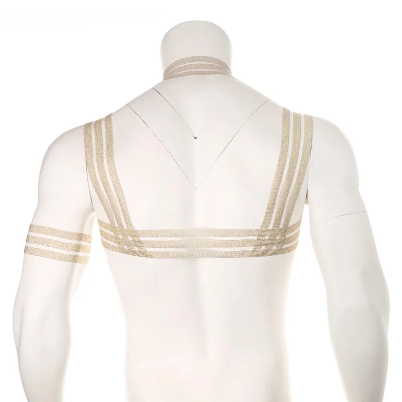 Arnés elástico para hombres, ropa interior Sexy para fetiche de CLEVER-MENMODE, Tops, cuerpo, pecho, correa de Bondage, disfraces Punk Rave para
