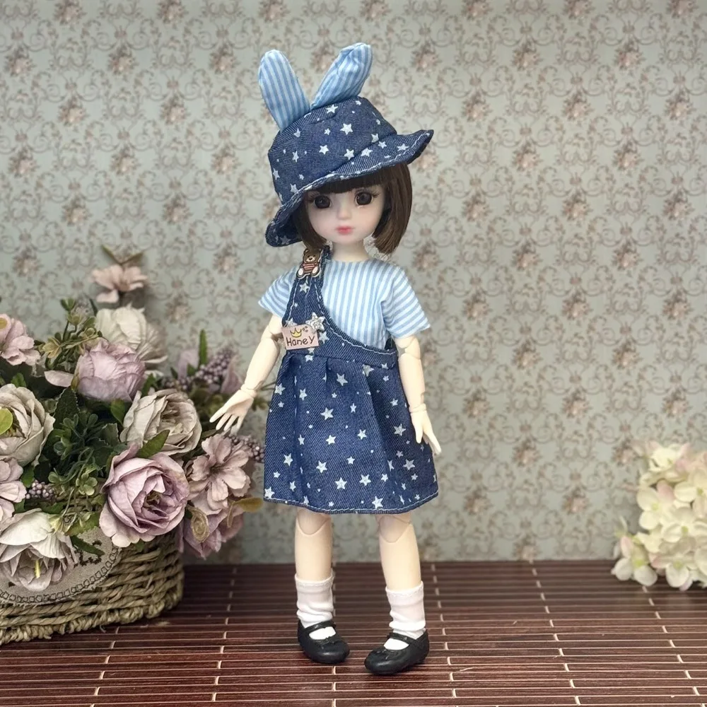 

1/6 SD 30 см Bjd кукла с одеждой, длинные волосы, привлекательные глаза, платье принцессы, куклы BJD, шарнирные шариковые аниме