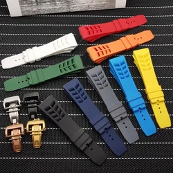 Silicone Watch Strap for Richard Mille Waterproof Sweatproof Comfortable To Wear high quality Rubber Watch Band 25*20mm