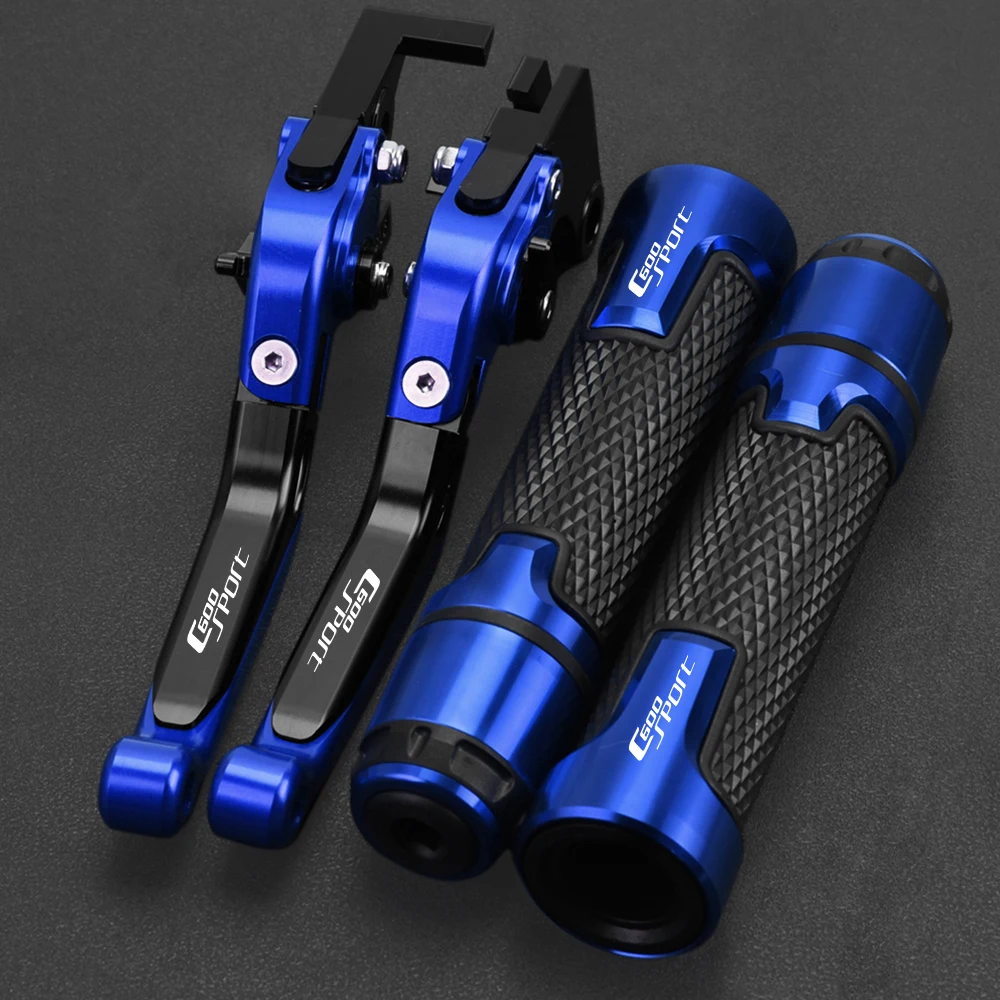 Motorcycle Aluminum Adjustable Brake Clutch Levers Handlebar Hand Grips Ends FOR BMW C600SPORT C600 Sport Scooter 2011-2015 2014