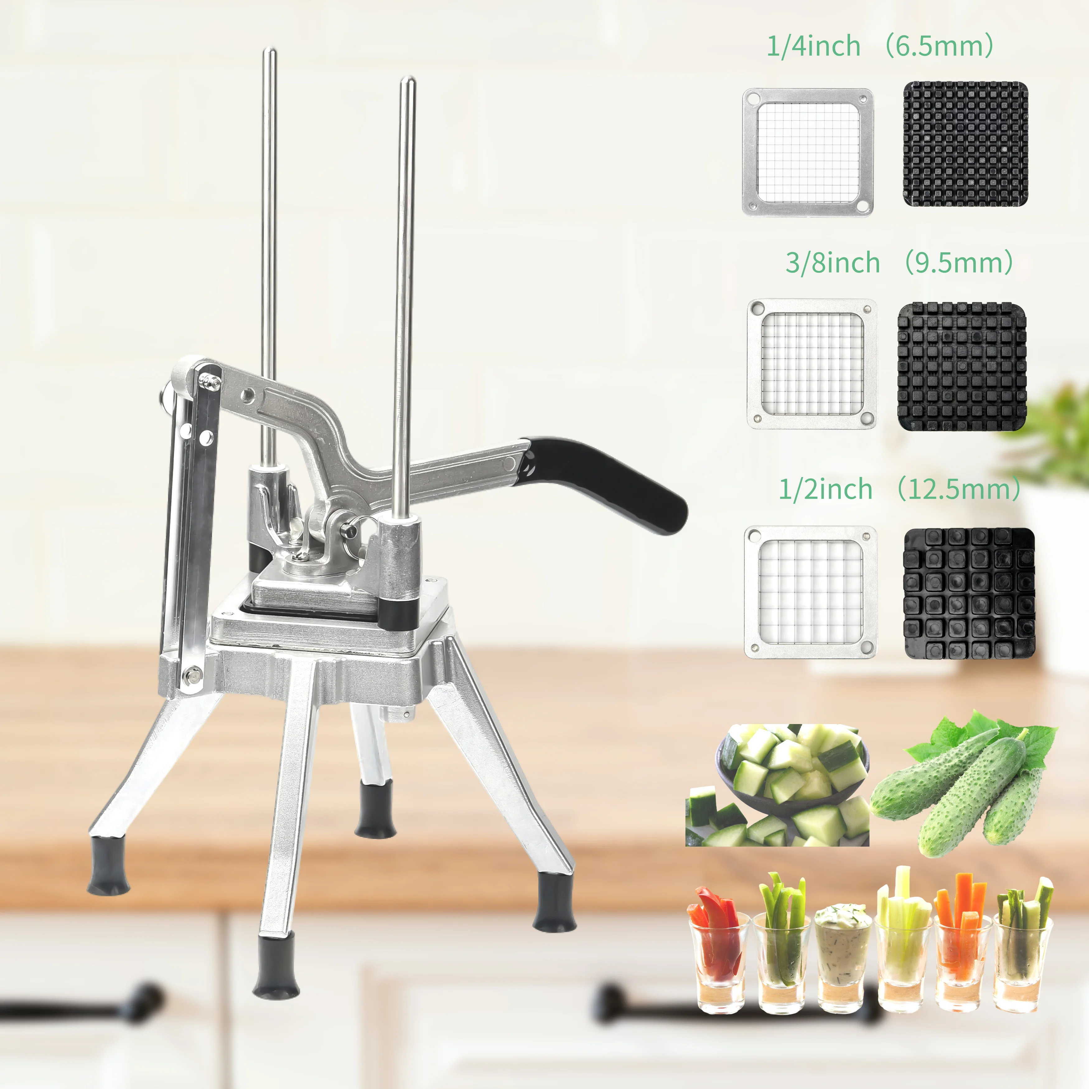 

Ручная овощерезка и фрукторезка с подшипниковыми компонентами, для нарезки картофеля фри