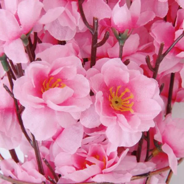 

10 шт. Декоративные искусственные ветки персиковых цветов для гостиной, офиса, вечеринки, розовые искусственные цветы персика