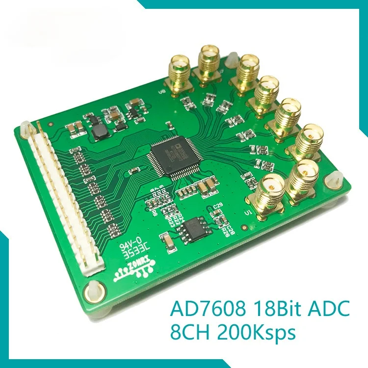 

AD7608 Data Acquisition Module 8-channel 18Bit ADC Module External Reference 18-bit/200kbps