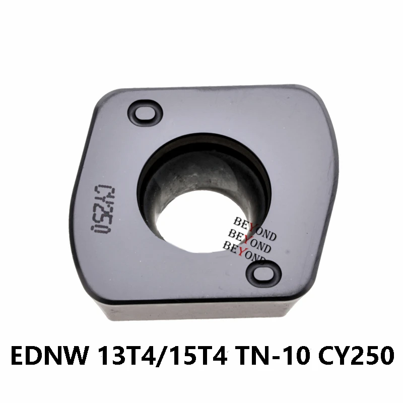 EDNW10T3TN-10 CY250 EDNW13T4TN-10 EDNW15T4TN-10 밀링 카바이드 인서트, CNC 터닝 선반 커터, EDNW EDNW15T4, 100% 정품