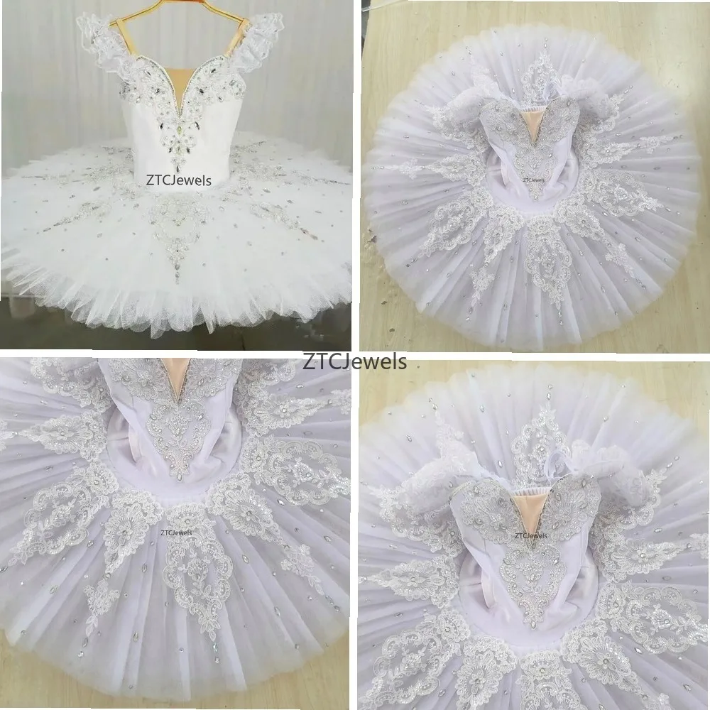 

Professional Ballet Tutu Skirt for Girls Women Cosplay Performance Dance White Swan Lake Fairy Dress