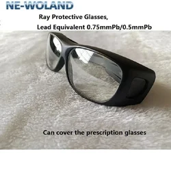 New Geniune Ray Protection Glasses 0.5mmpb 0.75mmpb lead glasses can be worn with prescription glasses for doctors etc.