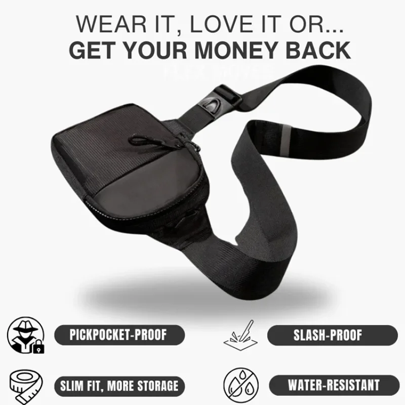 Gun Bags Tactical Bags New Cross Border Chest Bag Men's Slant Cross Bag Large Capacity Multi-Pocket Shoulder Bag view 6