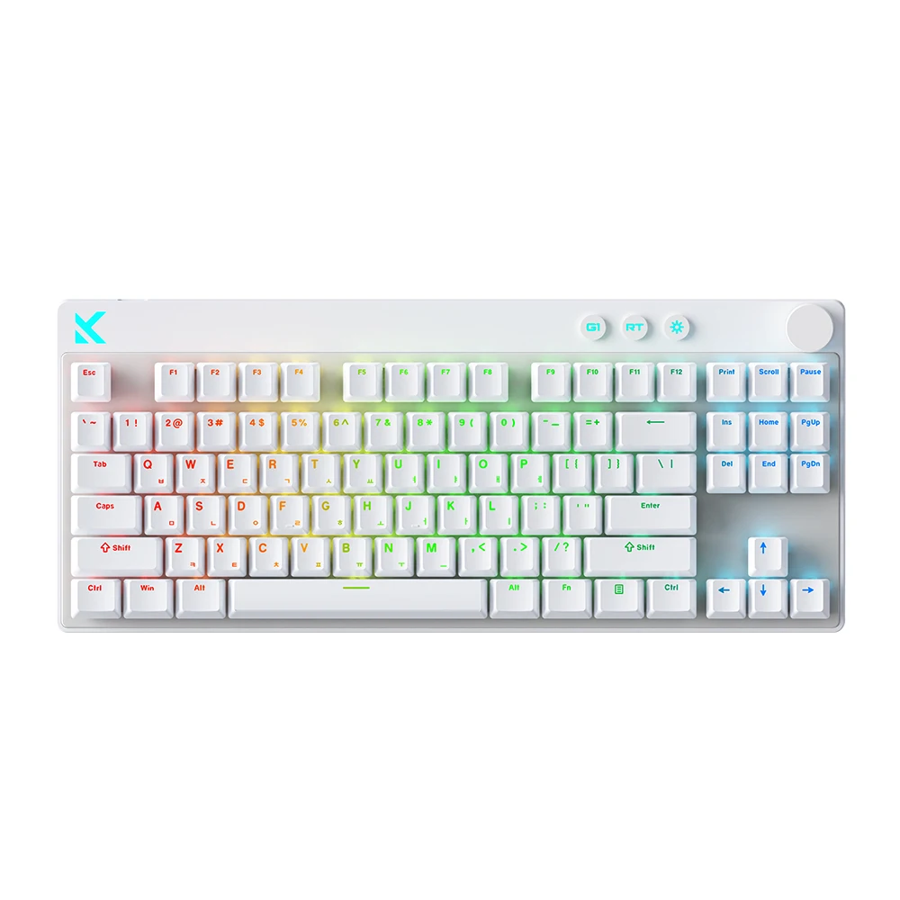 لوحة مفاتيح الألعاب ذات المفتاح المغناطيسي السريع من Preflow Mchose Mix87 #5