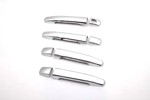 ABS 플라스틱 문짝 핸들 커버 트림, 트리플 크롬, 메르세데스 벤츠 W202 C 클래스용, 신제품