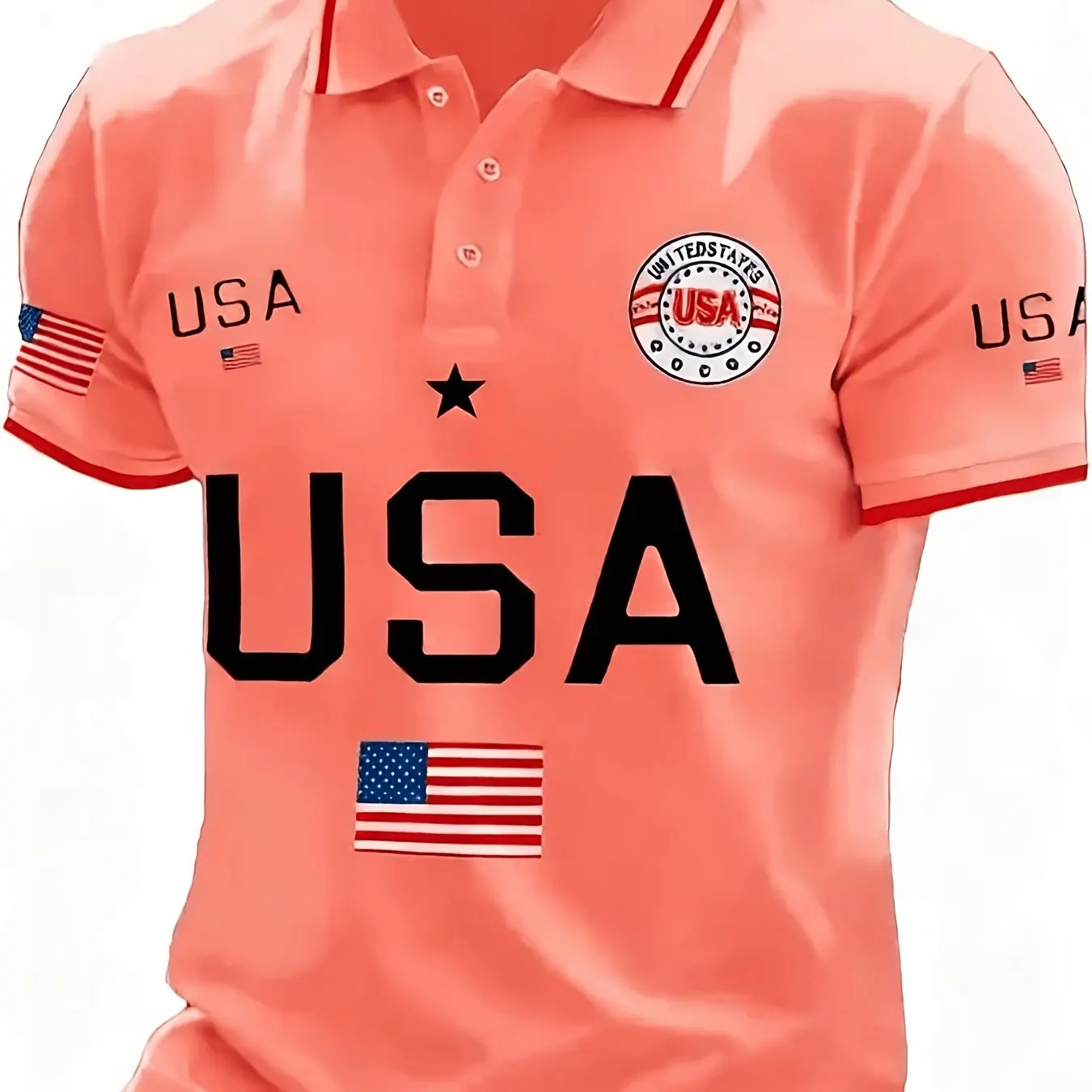250th Anniversary Independence Day Men's American Shirt American Faithful Clothing American Flag Printed Shirt - Image 3