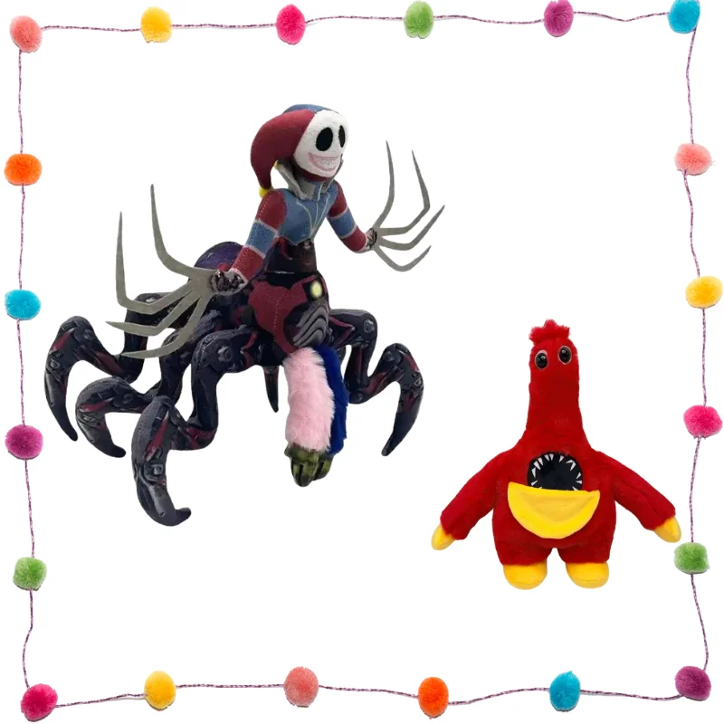 

Weird Funny Game Character Plushie Odd Monster Soft Stuffed Toy Collection 3D Spider Doll Holiday Birthday Gift for Kids Adult