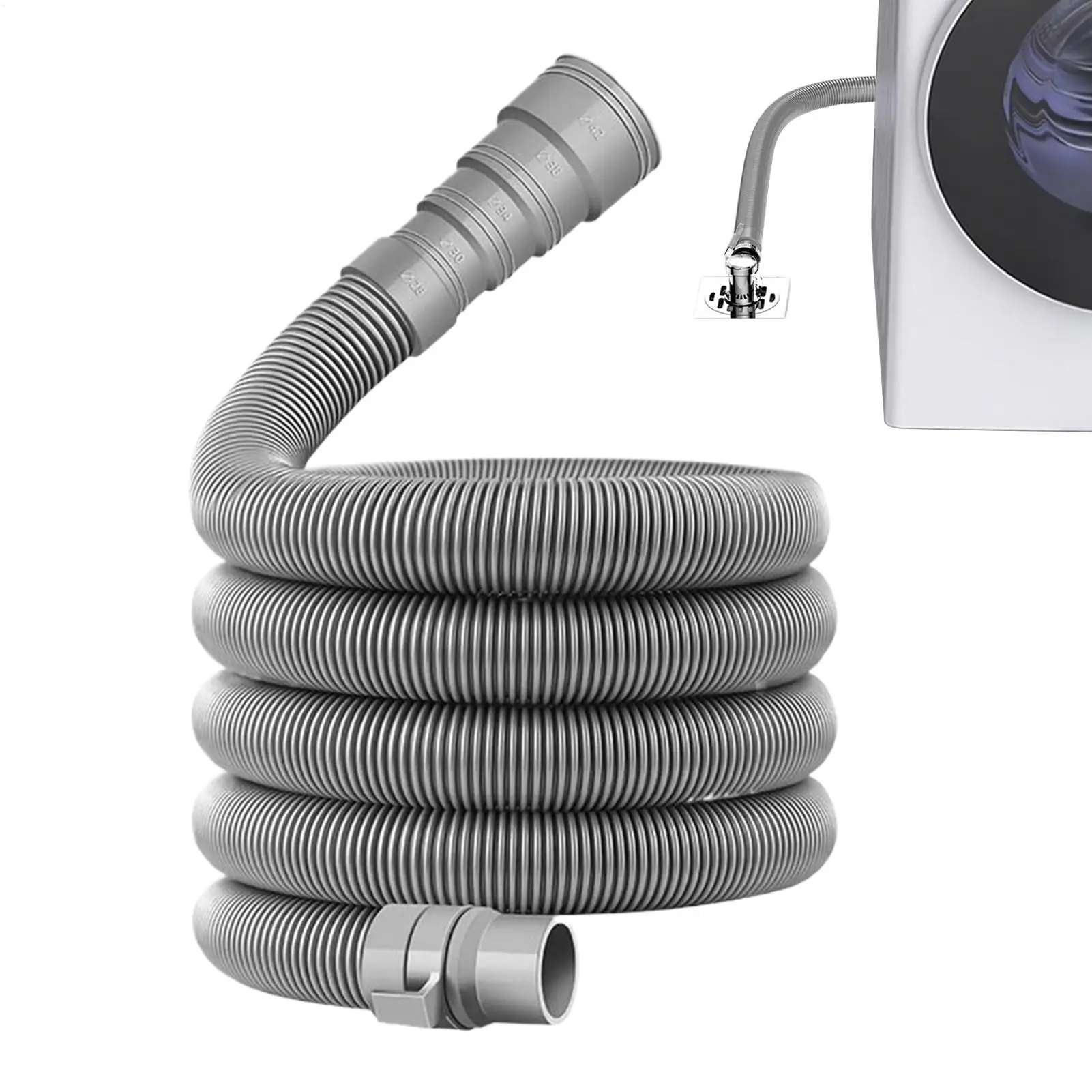 

RV Drain Hose Kit Caravan Drain Hose 28-42mm Vehicle Waste Pipe Flexible Drain Tool For Truck RV Trailer Vehicle Outdoor Travel