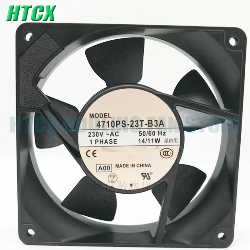 New 4710PS-23T-B3A 230V 14/11W 120 * 120 * 25 Aluminum Frame AC Fan