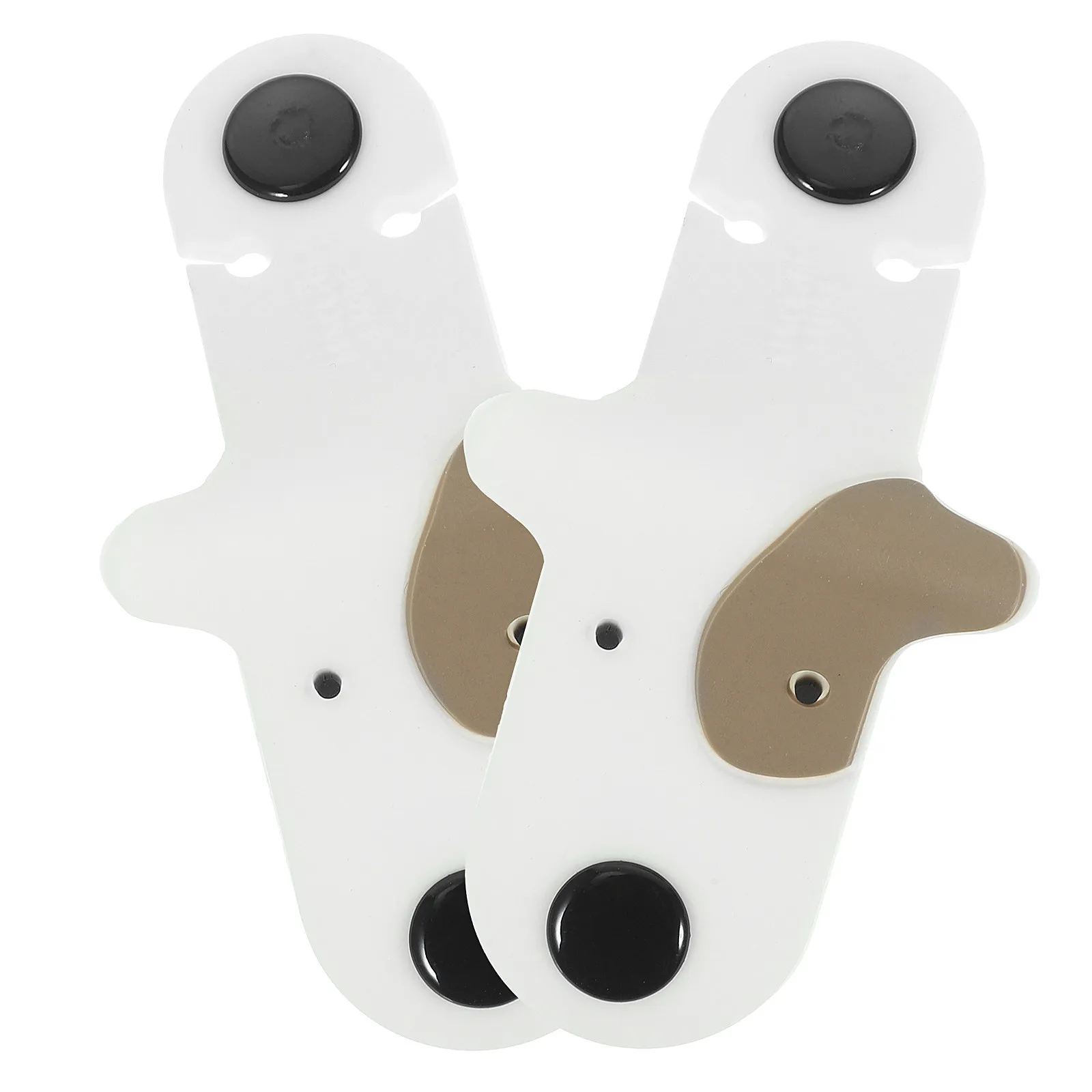 2Pcs Cartoon Cable Organizer Creative Rubber Winder Earphones Manager USB Cord Holder Yellow Dog Cable Manager Tidy Gadget