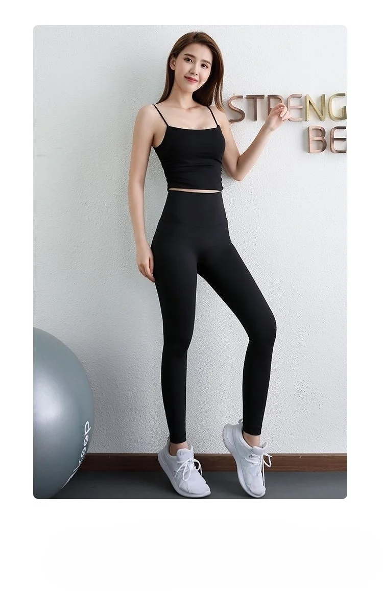 Yoga Pants Grey Oversize Women Basics Slim Bodycon Squat Proof Flexible Fluffy Patch Distressed Butt Spring Unlined Tightens Ins