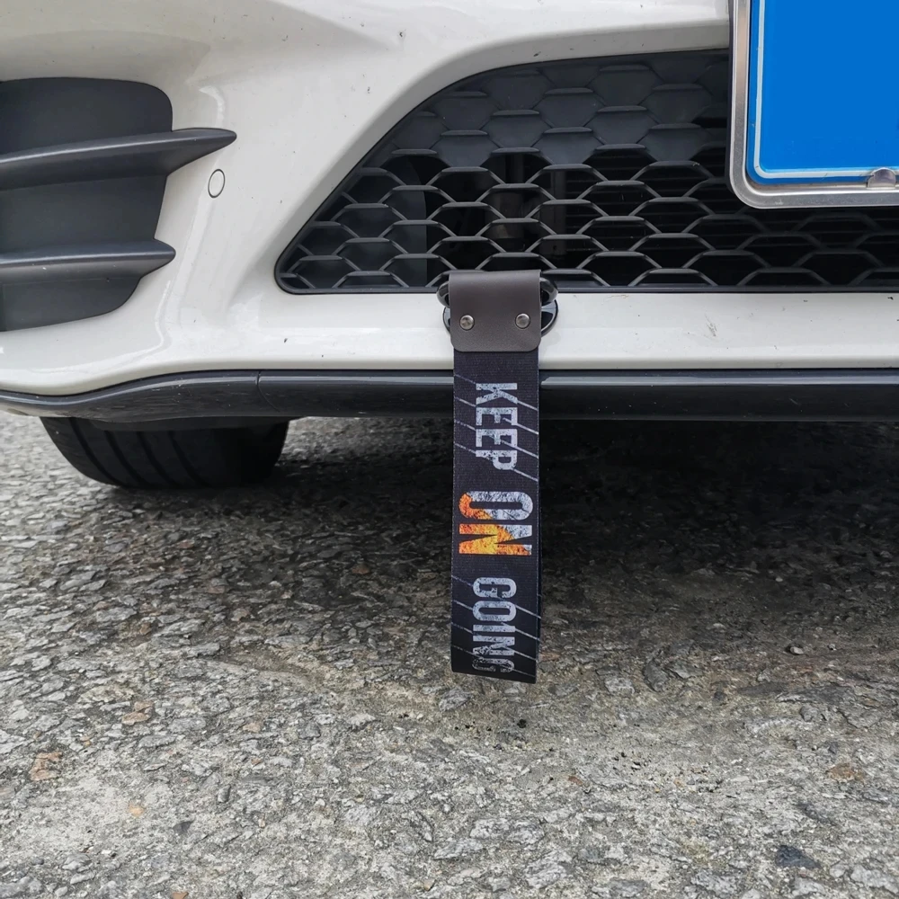 Auto Motorrad Abschleppgurt Gürtel JDM Stil Abschleppseil Band Anhänger Seile Stoßstange Universal Einfügen Abschleppgurt Anhänger Zubehör – Detail 8