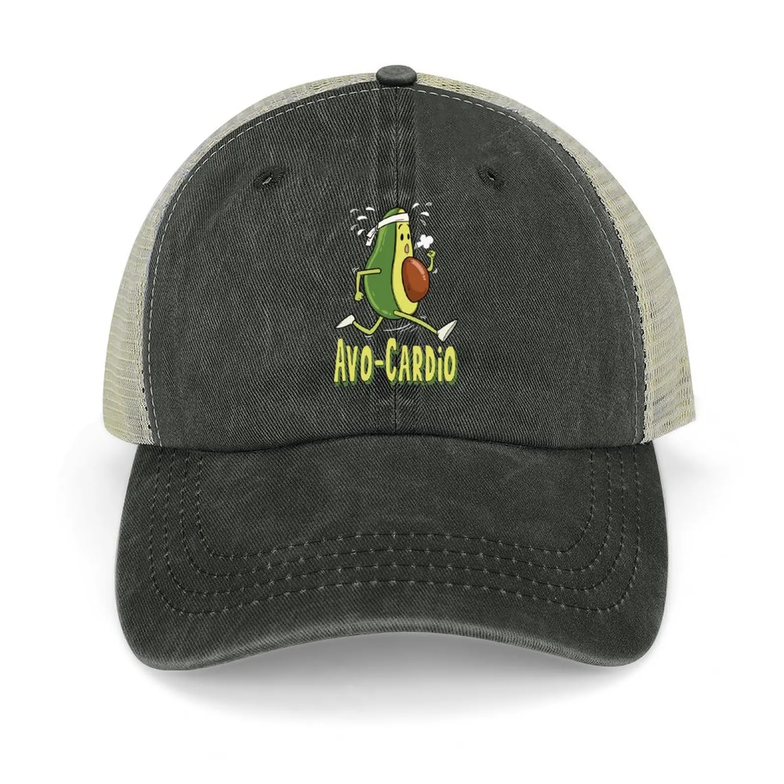

Avocardio Funny Vegan Avocado Cardio Running Classic T-Shirt Baseball Cap custom caps tea Hat fashionable Hat Beach Women Men's