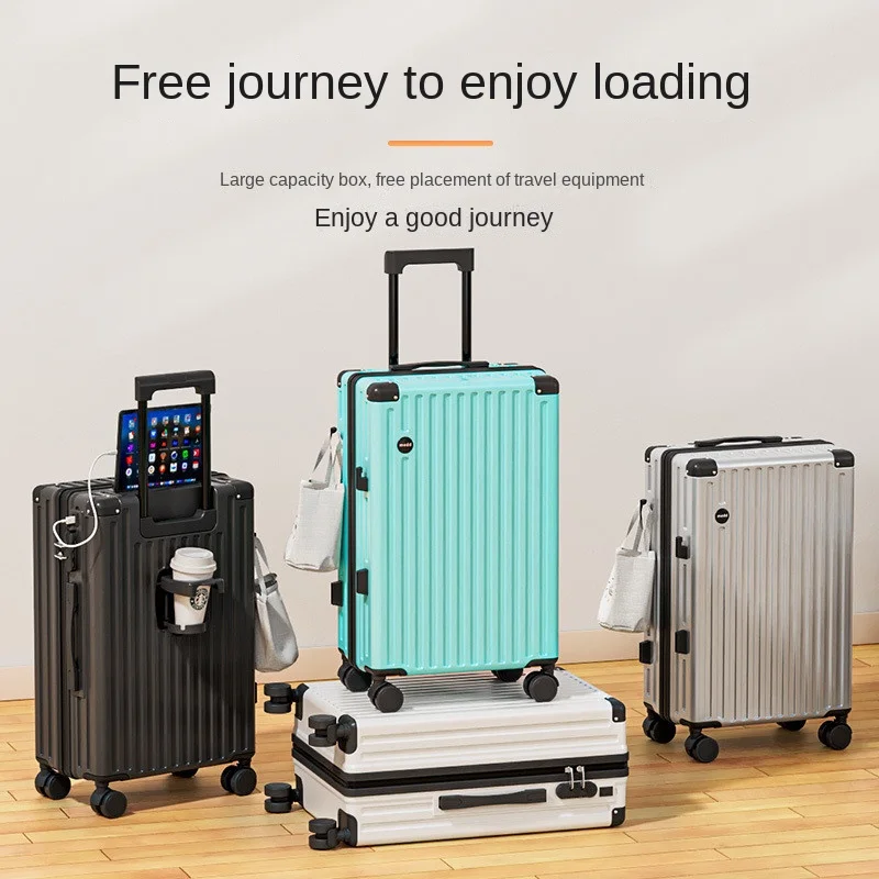 Multifunctional Trolley Bags for Boys and Girls Students Roller Suitcase 20 Inch Boarding Box 28 