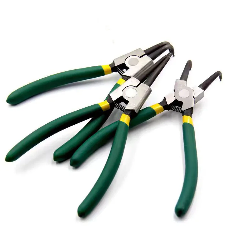 Snap Ring Pliers Set Internal/External Circlip install uninstall Kits Snap Rings Puller Hand Circlip Plier