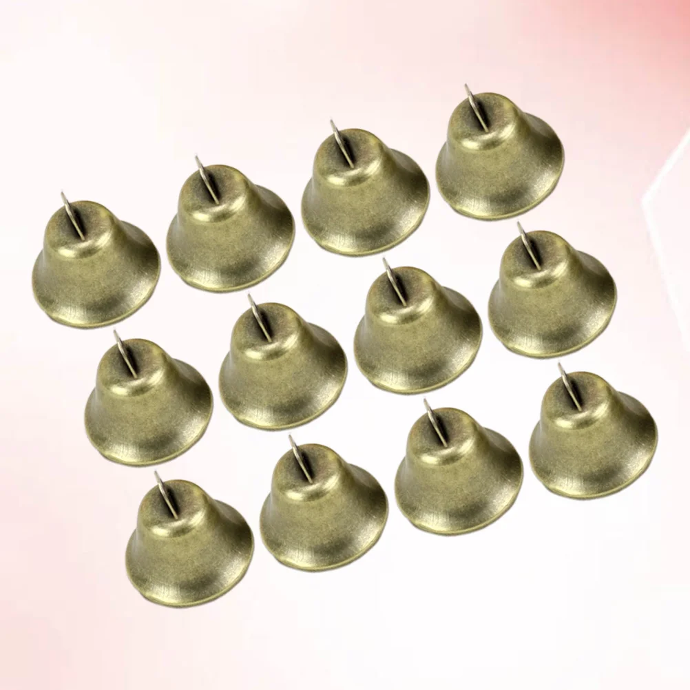 

20pcs 38Mm Retro Horn Bell Vintage Jingle Bells For Christmas Party Decor Diy Craft Wind Chime Hanging Ornament Bell