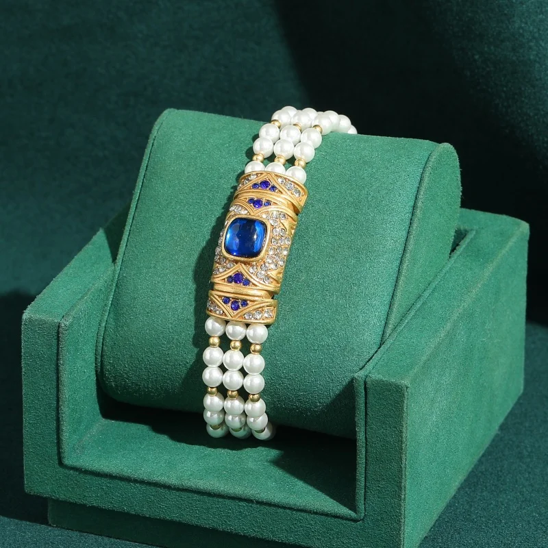 

Vintage Beaded Pearl Bracelets For Woman Birthday Party Jewelry Gold Color Trends 2026 Accessories New Wedding Gift Guests Brand