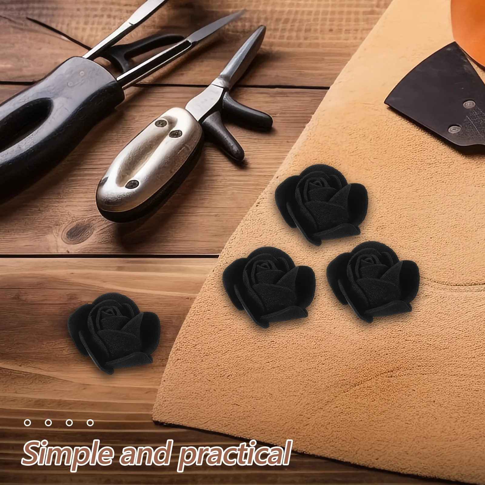 

100pcs 3.5Cm Foam Rose Heads Artificial Fake Roses For Wedding Party Home Decor Bouquets Diy Crafts Decoration