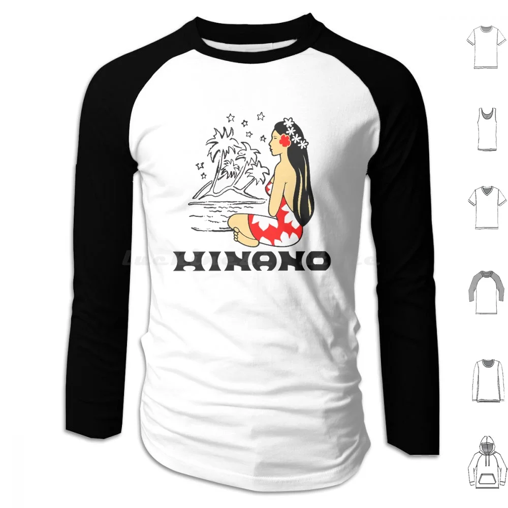 Hinano Tahiti Hoodies Long Sleeve Hinano Tahiti Drink Brand Party Beer