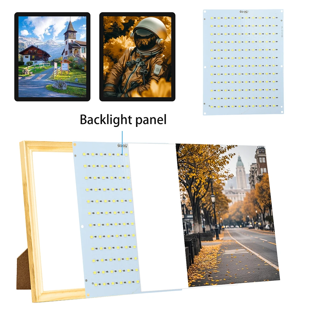 5V 110/120 LED Kralen Reliëf Backlight Panel Helderheid Verstelbare LED Light Board Kit voor DIY Verlichtingsprojecten