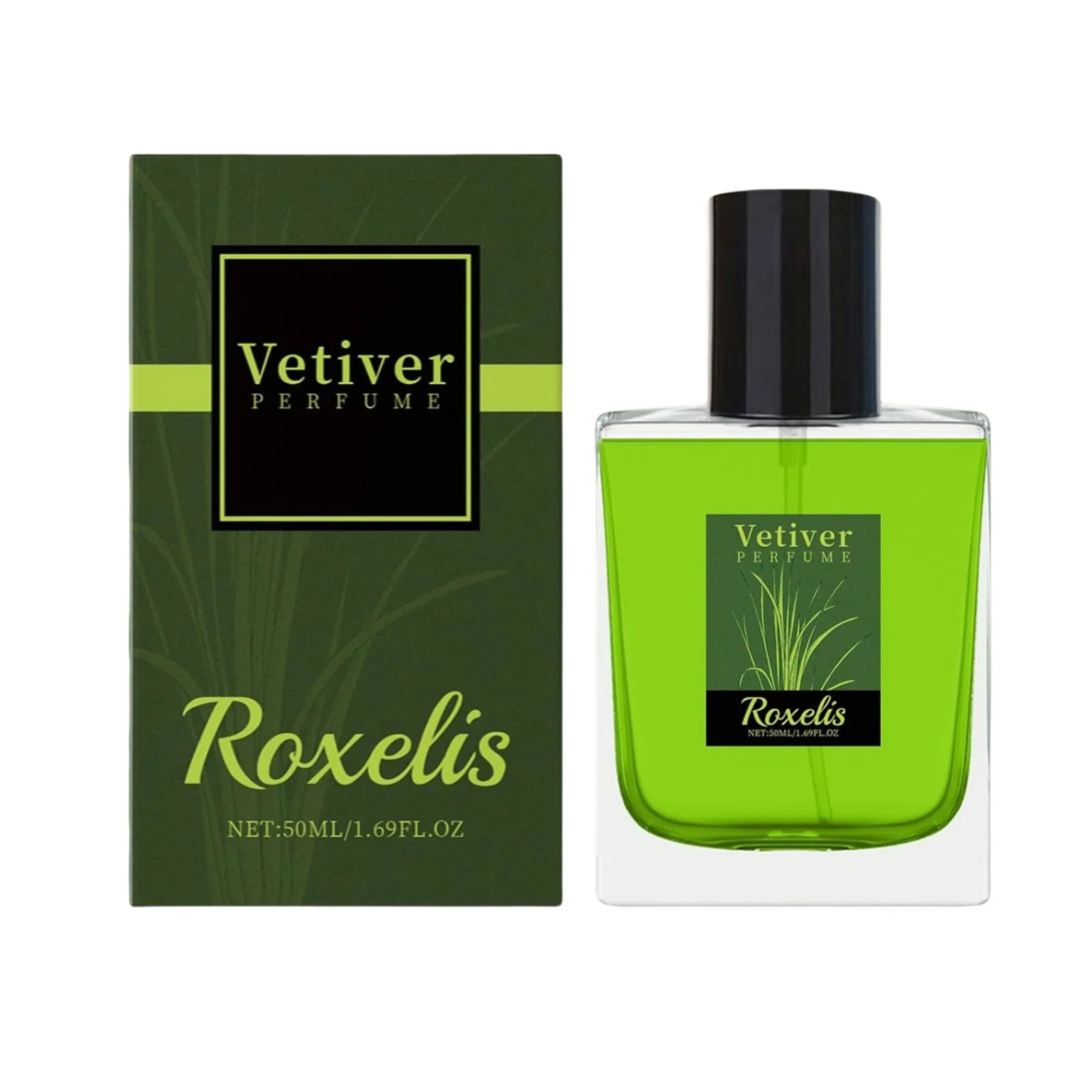 Vetiver parfum rambut pria, semprotan parfum wangi & Tubuh 50ml tahan lama untuk wanita