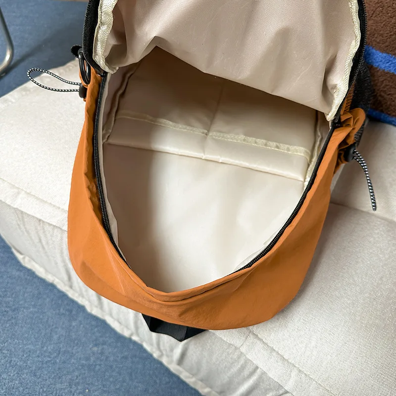 Mochila feminina de nylon à prova d'água, mochila leve de viagem, bolsa esportiva de volta às aulas, mochilas fofas de hombre