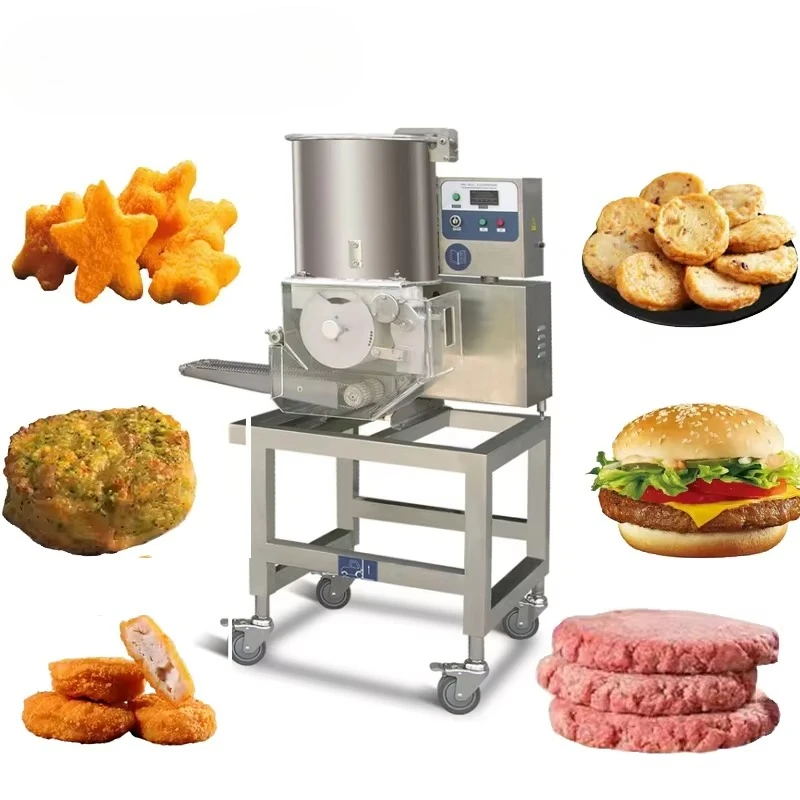 Automatic Hamburger Meatball Meatloaf Forming Machine Nugget Manufacturing Machine Production Line