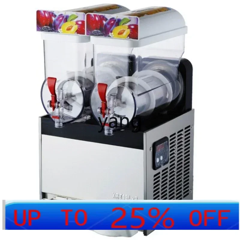 

CX commercial snow melting machine double cylinder cold drink slush machine direct supply smoothie automatic mixing juicer