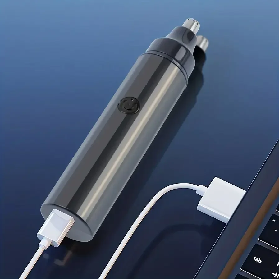 Rechargeable Nose Hair trimmer and Facial Hair remover for Men Nose Hair Shaver for nasal clearance - portable grooming tool for image 3
