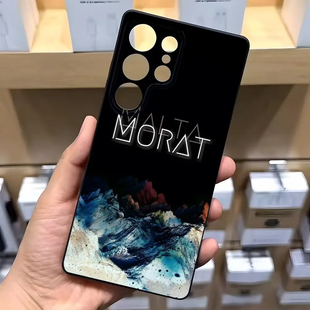 Чехол для телефона M-Morat Band для Samsung S25 S24 FE S23 S22 S21 Plus S20 Ultra Note20Ultra Black Soft Shell