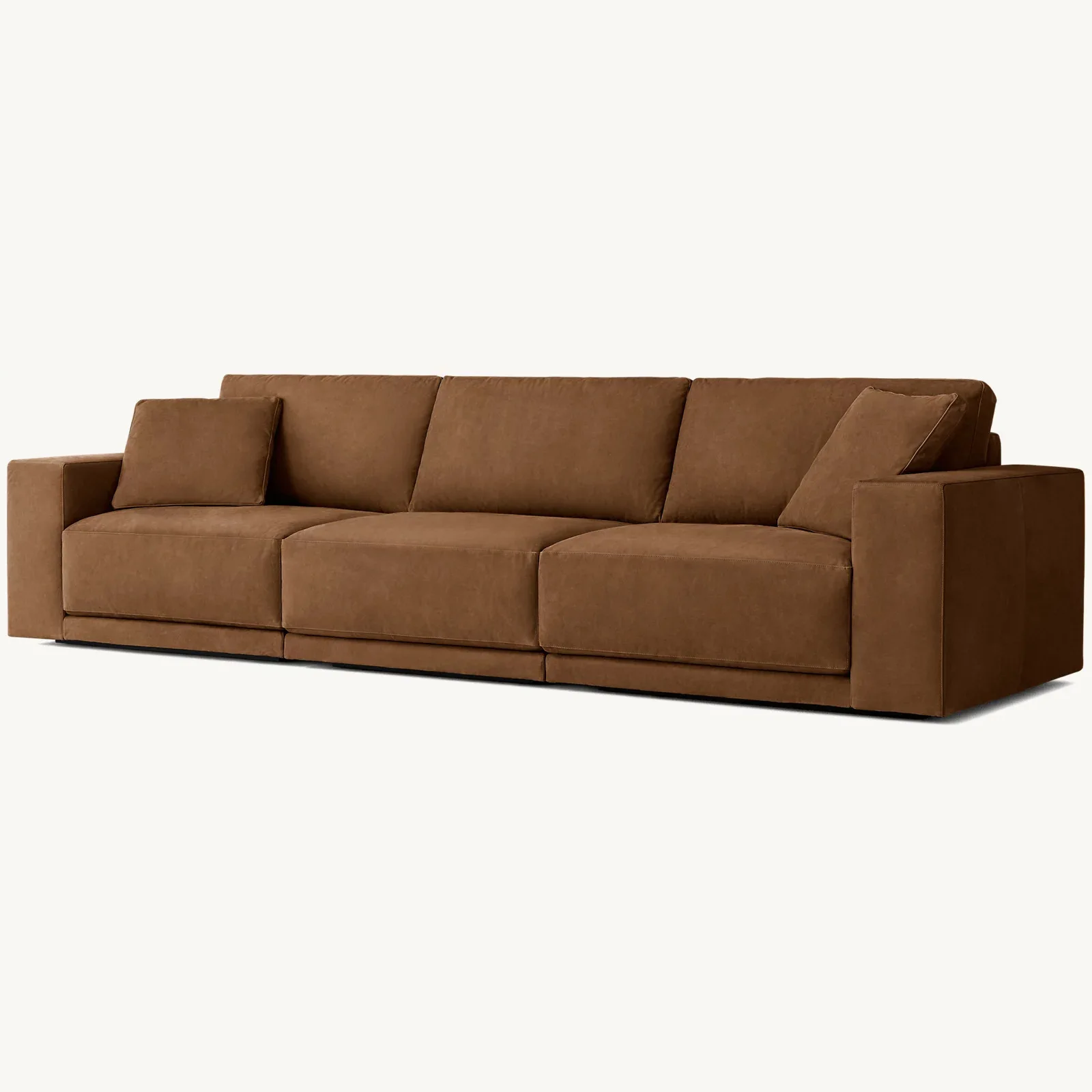 Technology fabric sofa small apartment simple modern apartment living room bedroom clothing store double three light luxury