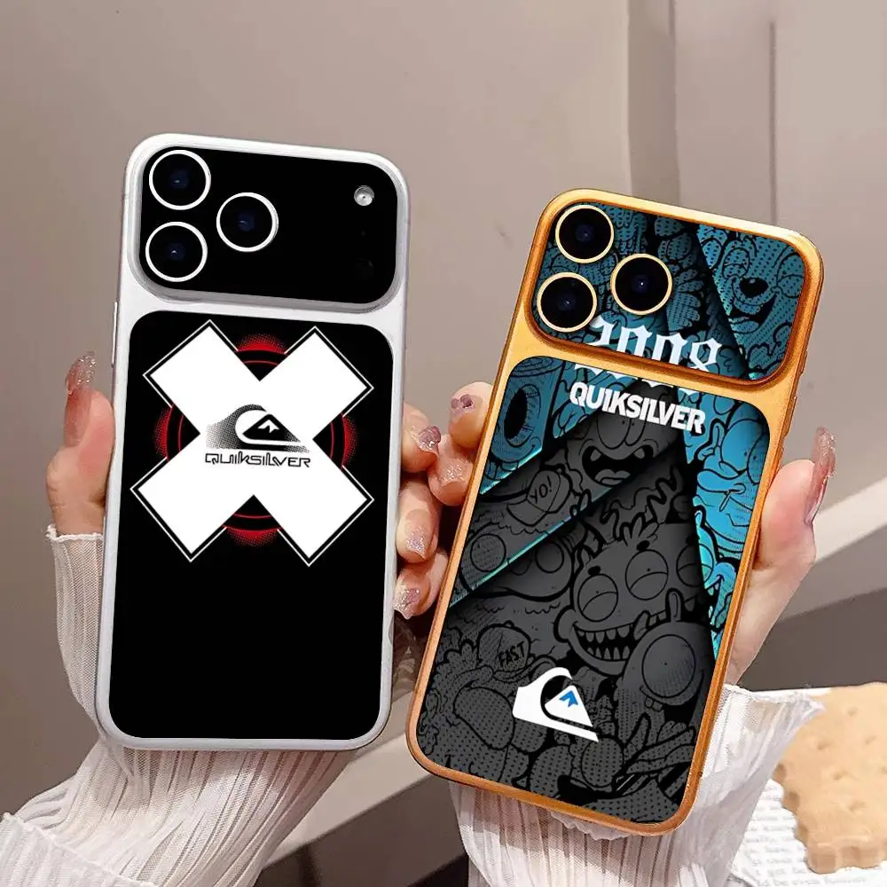 

Surf Brand Q-QuiksilverS Logo Wrap Sticker For IPhone17 Pro/17pro Max Phone Decal Skin Rear Protector Case Film Full Cover