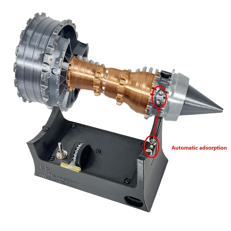 A45F-TR-900 Simulação Turbofan Motor Modelo Ventilador de Aviação Colecionáveis Display Estático Ornamentos Presentes 25 CM