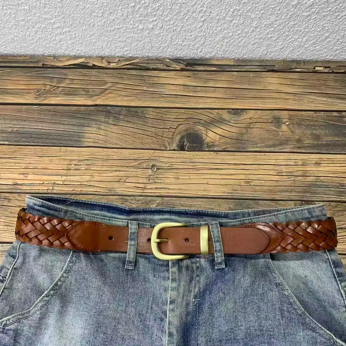 high-end-braided-leather-belt-fashionable-versatile-unisex-denim-belt-retro-original-couple-belt-casual-waist-accessory