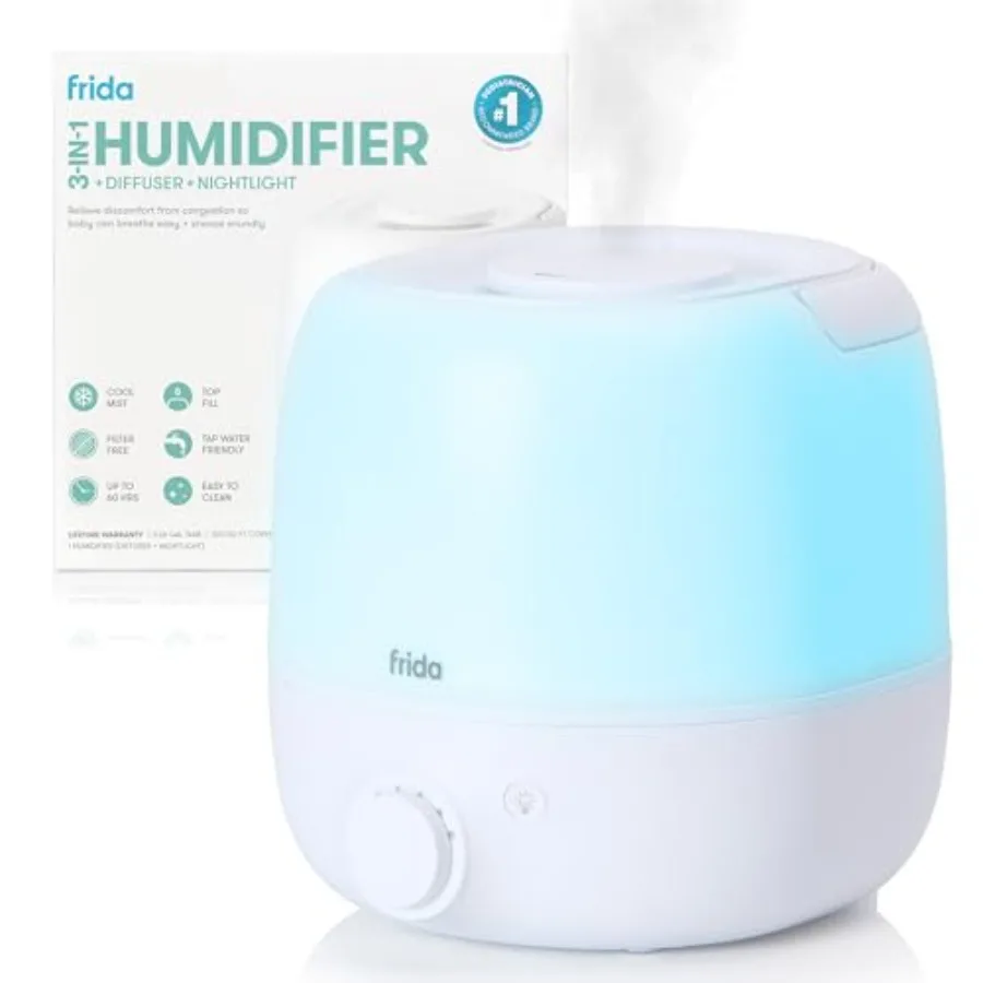 Baby 3-in-1 Cool Mist Humidifier for Large Rooms