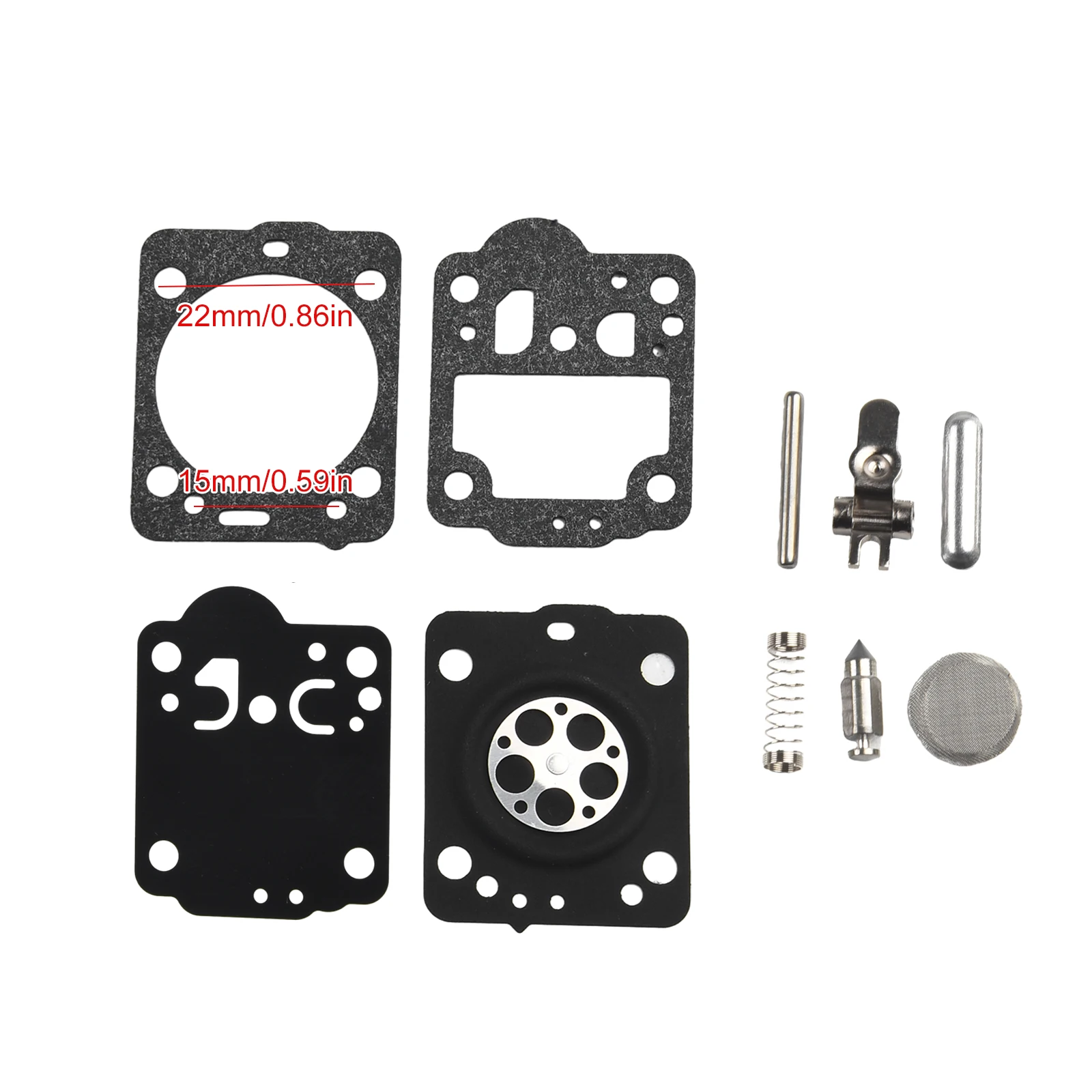 Carburetor Repair Rebuild Kit for Zama RB149 Fits Models C1T EL41A C1T W33A C1T W33B C1T W33C C1T W33 for Engine Repair