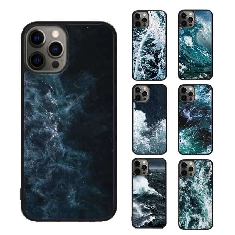 Ocean Rough Sea Phone Case cover For iPhone SE2020 15 16 14 13 Pro Max Coque 12 11 Pro Max For Apple 8 PLUS 7 6S fundas