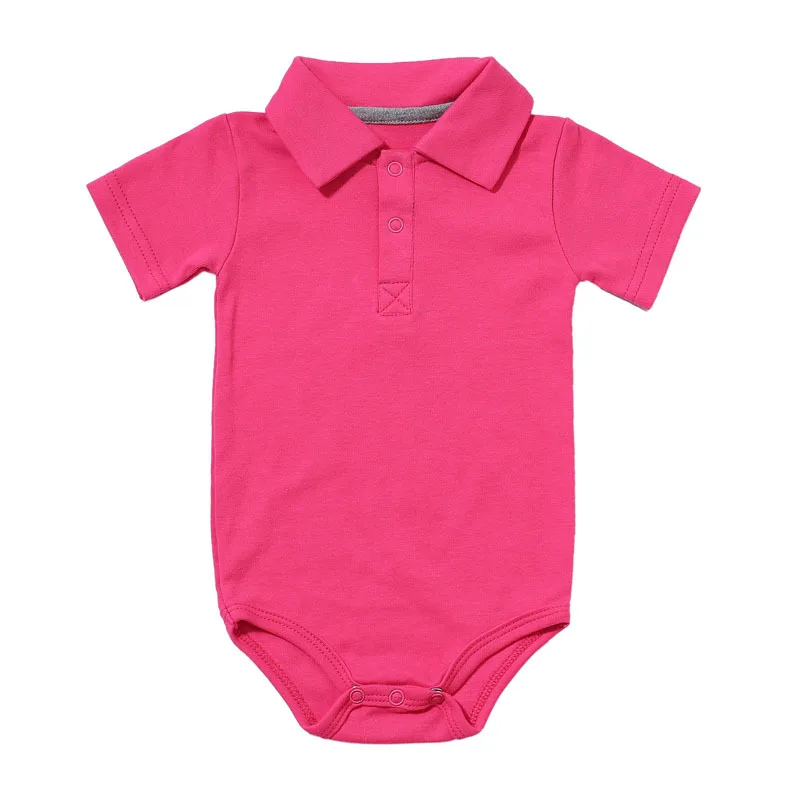 Bodysuit & One Pieces Baby Clothes Summer Short-sleeved Polo Baby Jumpsuit Crawling Clothes Baby Clothes Romper Newborn Clothes image 5