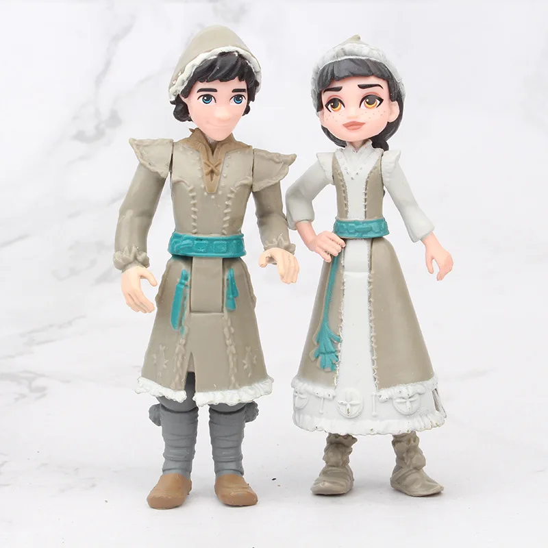 9pcs/set Disney Frozen 2 Snow Queen Elsa Anna PVC Action Figure Olaf Kristoff Sven Anime Dolls Figurines Kids Toy Children Gift