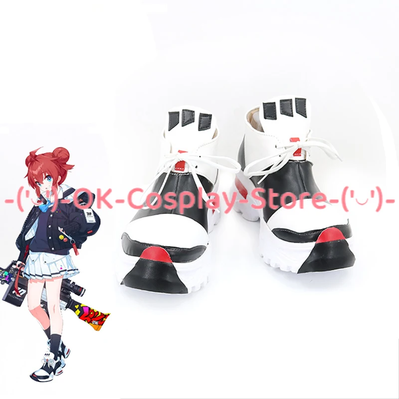 Game Blue Archive Konuri Maki Cosplay Shoes Halloween Carnival Boots Anime PU Leather Shoes Cosplay Prop Custom Made